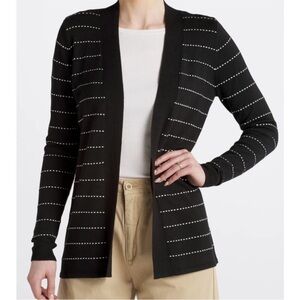 LETY & ME Quincy Lightweight Stitched Cardigan Sweater - Medium